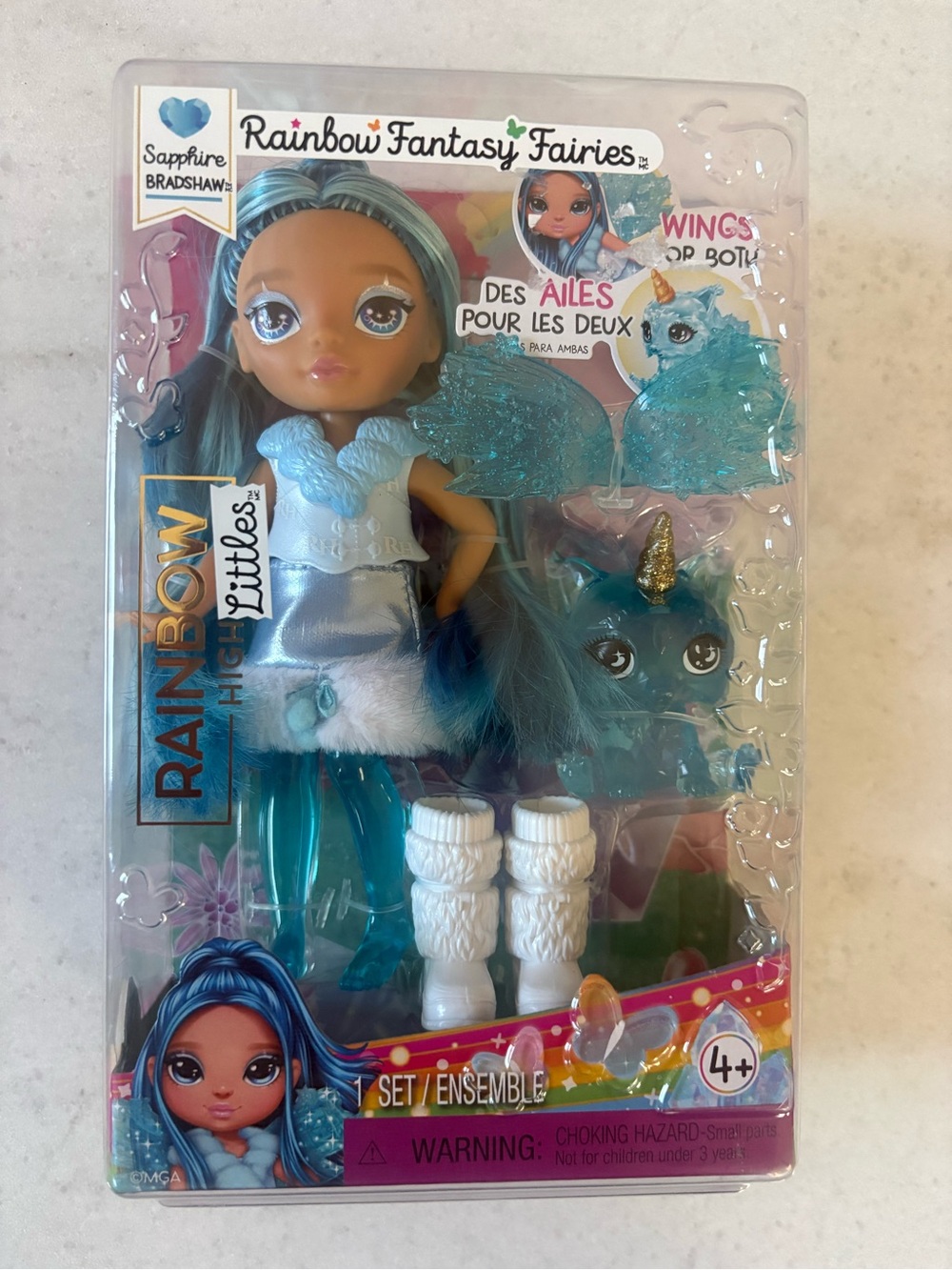 Rainbow Fantasy Fairies Doll - Teal Blue